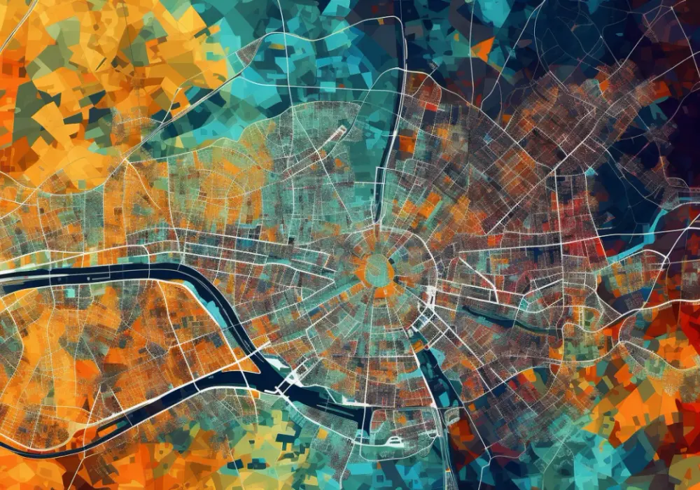 Mapa dzielnic Wrocławia z ulicami - Wrocław mapa dzielnic