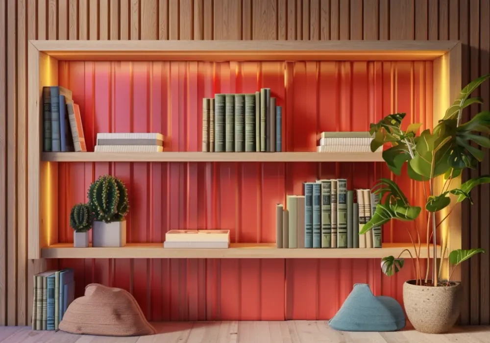 Biblioteczka na ścianę: Jak wykorzystać przestrzeń w salonie?