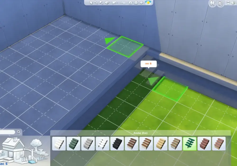 Małe schody w The Sims 4: Prosty trik, który zmieni twoje budownictwo