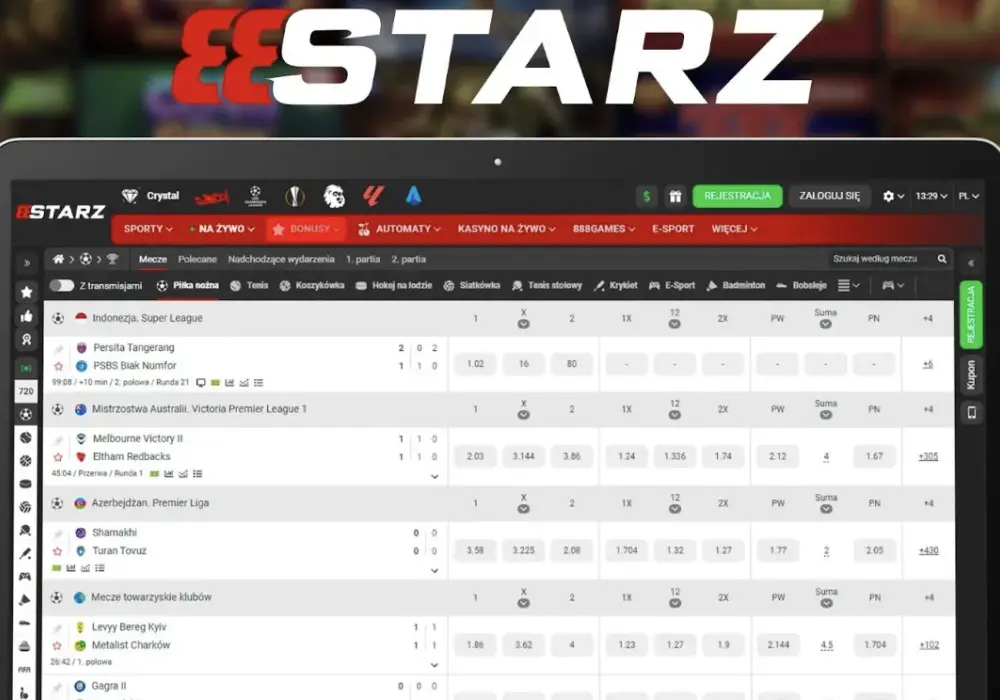 Recenzja zakładów na żywo w 888Starz w Polsce