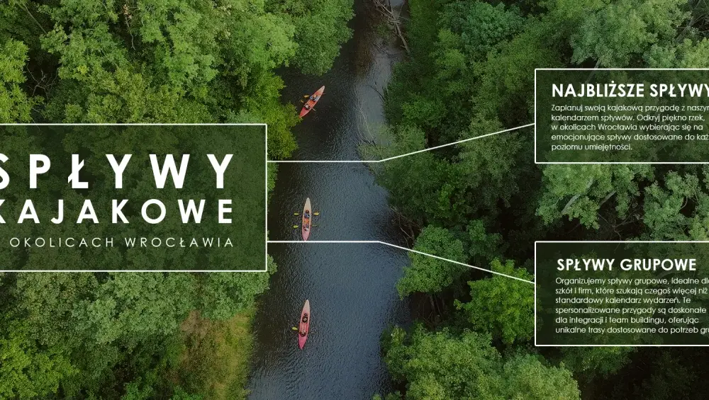 Spływy kajakowe Wrocław - najlepsze trasy dla rodzin i początkujących