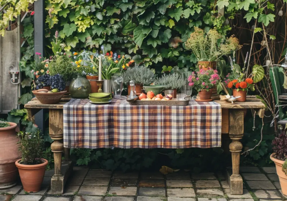 10 inspirujących pomysłów na letnie dekoracje stołu na taras