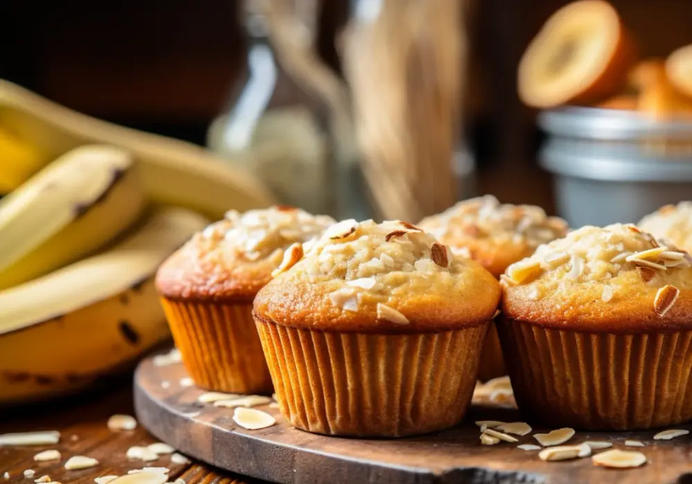 Babeczki Owsiane z Bananem - Pyszne i Zdrowe Muffiny