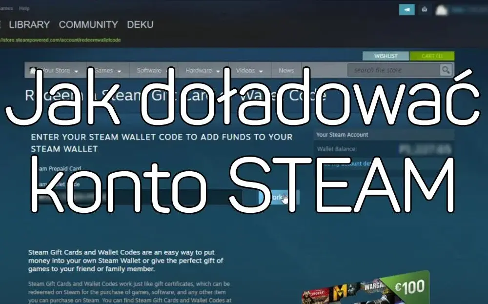Jak doładować konto Steam bez problemów – proste metody i porady