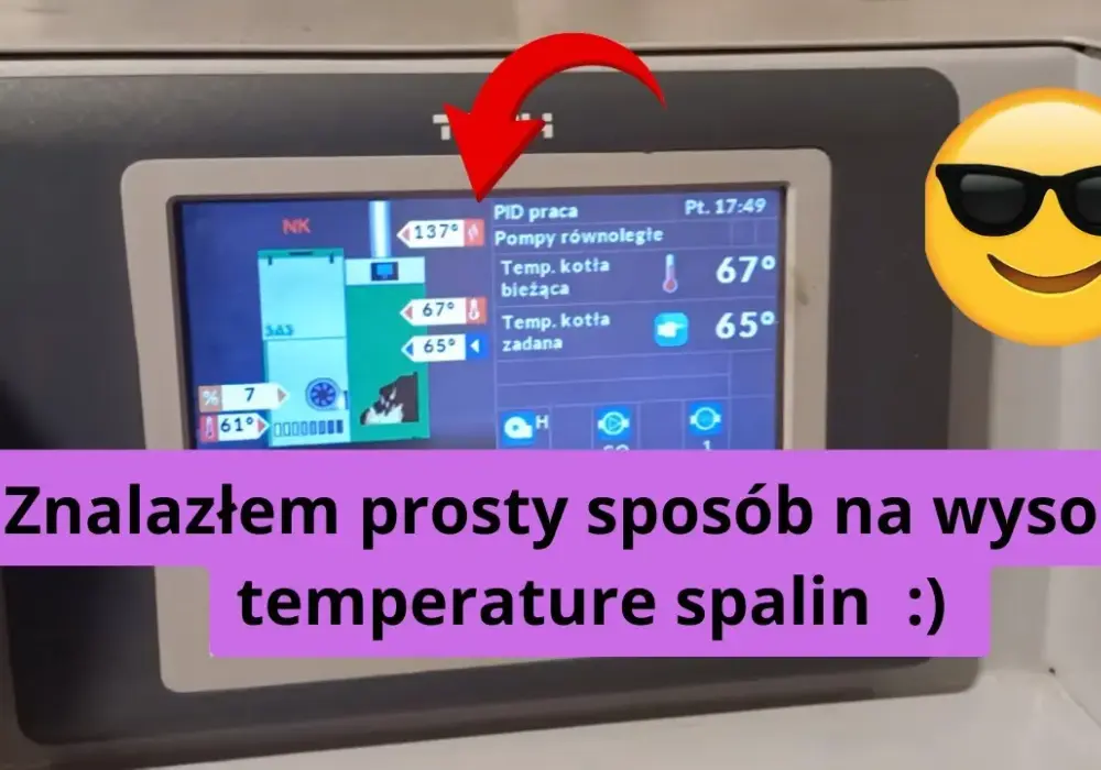 Jak temperatura spalin w kotle na pellet wpływa na jego wydajność?