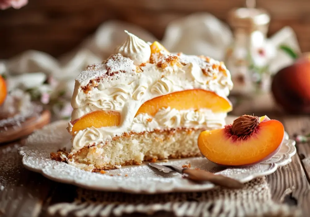 Ciasto z brzoskwiniami i mascarpone: Słodki przepis na niezapomniany deser.