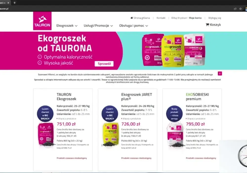 Jak kupić ekogroszek Tauron i uniknąć błędów w zamówieniu