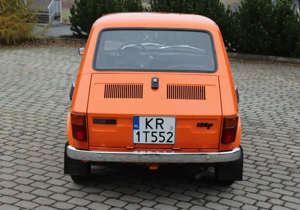 Tylna część Fiata 126p: konstrukcja, specyfikacja i rozwiązania techniczne