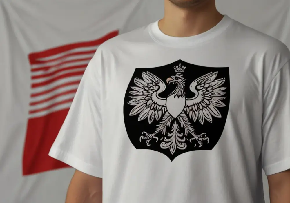 Koszulka z godłem Polski: Patriotyczny symbol na co dzień