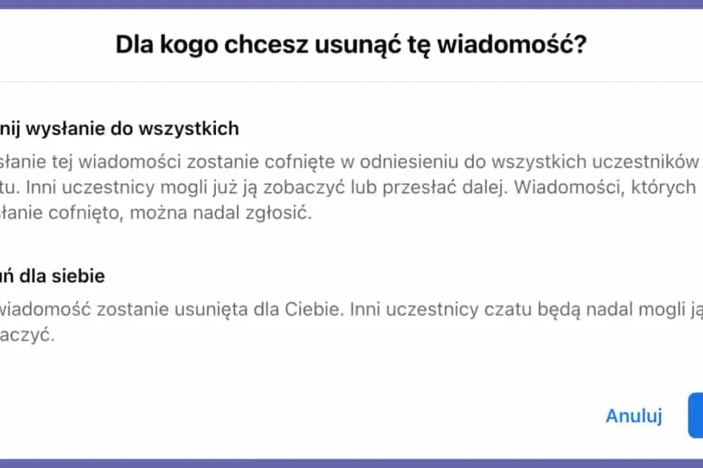 Jak skutecznie usunąć wiadomości z Messengera u odbiorcy – krok po kroku