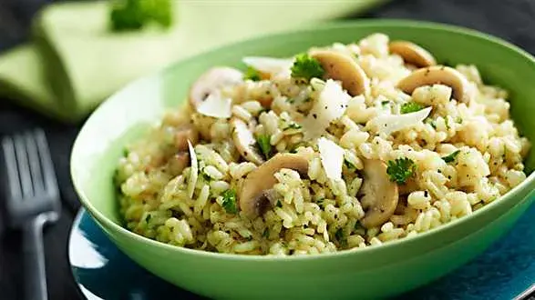Risotto z pieczarkami