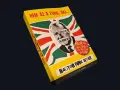Buchcover "Magyar Punk 80-89" mit Union Jack und einem Mann, dessen Gesicht mit Text überklebt ist. Erinnert an britische Punkbands.
