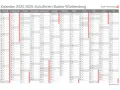 Schulferien Baden-Württemberg 2025-2026: Kalender mit Feiertagen und Ferienterminen für Ihren nächsten Urlaub.