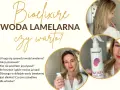 Woda lamelarna: czy jest szkodliwa? Kobieta z produktem do włosów i pytania o jego stosowanie, cenę i skład.