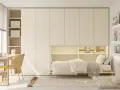 Dormitorios juveniles con cama grande: maximiza estilo y espacio