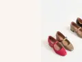 Eleganckie buty typu Mary Jane w kolorach fuksji, beżu i czerni. Idealne na co dzień i na specjalne okazje.