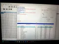 Program carprog2 wyświetla informacje o aktualizacji urządzenia i dostępnych modułach, takich jak "PACKET RADIO 1".