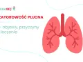 Zatorowość płucna: objawy, przyczyny i leczenie. Grafika przedstawia stylizowane płuca.