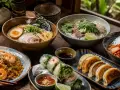 Bogactwo smaków kuchni azjatyckiej: ramen, pho, pad thai, sajgonki, pierożki gyoza i kimchi. Prawdziwa uczta dla podniebienia!