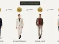 Uomini in abbigliamento business: dal formale al casual.