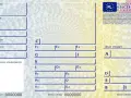 Dowód rejestracyjny z oznaczeniami pojazdu, jego przeznaczenia i danych technicznych. Widoczne pola na wpisanie informacji.