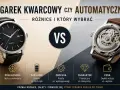 Zegarek kwarcowy vs. mechanizm automatyczny. Porównanie cech, zalet i wad, by wybrać idealny czasomierz.