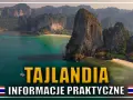 Krajobraz Tajlandii, dawniej Syjam, z turkusową wodą, łodziami i skalistymi wyspami. Informacje praktyczne.