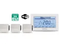 Termostato Wi-Fi Classe ErP VIII, con tre valvole termostatiche. Un dispositivo di termoregolazione evoluto per il comfort domestico.