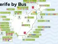 Mapa komunikacji miejskiej Teneryfy. Zobacz, jak łatwo podróżować po wyspie autobusami, odkrywając jej uroki.