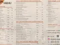 Menu z Czarnogóry: przystawki, makarony, ryby, pizze i desery. Ceny w euro, np. pizza 9,9€, ryba 5,9€/100g.