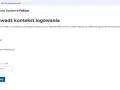 Formularz logowania do Krajowego Systemu e-Faktur. Wybierz identyfikator firmy, wpisz swój NIP i uwierzytelnij.