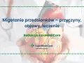 Model serca w dłoniach, tekst o migotaniu przedsionków, objawy i leczenie.
