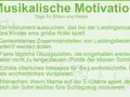 Tipps für Eltern und Kinder, um ein **Musikinstrument lernen** zu motivieren: Instrumentwahl, Liederzusammenstellung, Übungszeiten, elterliches Interesse und gemeinsames Musizieren.