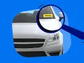 Lupe über dem Auto, die auf eine gelbe Markierung am Armaturenbrett zeigt. Das erklärt, was bedeutet FIN beim Auto.