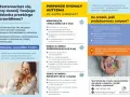 Wczesna diagnoza funkcjonalna dziecka z autyzmem to szansa na lepszą przyszłość. Ulotka przedstawia sygnały autyzmu w różnym wieku i kroki do podjęcia.