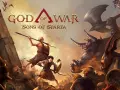 Los hijos de Esparta luchan contra monstruos. El título "God of War Sons of Sparta" preside la escena.