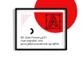10 darmowych narzędzi do projektowania grafik. Ikona litery "A" w ramce, czerwone kropki i okrąg.