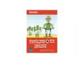 Ein Cowboy mit zwei Kakteen, die "False Friend" und "Bad English" tragen. Das Buch "Troubleshooter Englisch" hilft, typische Fehler zu vermeiden, wie sie im passiven Infinitiv vorkommen können.