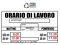 Orario di lavoro CORI: i corrieri iniziano a lavorare la mattina alle 8:00 e il pomeriggio alle 13:30.
