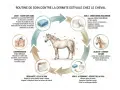Routine de soin pour la dermite estivale du cheval : comprendre, assainir, apaiser et alterner pour le confort cutané.