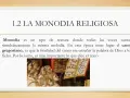 Ilustración de monjes cantando canto gregoriano, un ejemplo de compositores de la edad media.
