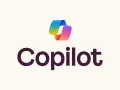 Logo Copilot: tęczowa wstążka i nazwa marki.