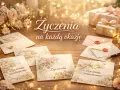 Piękne kartki z życzeniami urodzinowymi dla szwagierki, ozdobione kwiatami i światełkami.