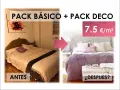 Transforma tu dormitorio sin cambiar muebles. Antes, una cama sencilla. Después, un oasis acogedor con textiles y cojines. ¡Renovar dormitorio sin cambiar muebles es posible!