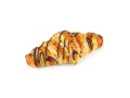 Złocisty croissant z czekoladą, idealny na śniadanie. Sprawdź jego croissant z czekoladą kcal.