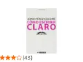 Libro "Cómo escribir claro" de Jordi Pérez Colomé, con una ilustración de un libro abierto.