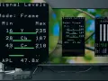 Test sygnału w rozdzielczości 2160p50. Wykresy pokazują poziomy jasności i koloru.