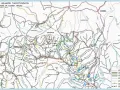 Mapa szlaków turystycznych Zakopane i okolice. Obejmuje Tatry Polskie i Słowackie, z zaznaczonymi trasami pieszymi, narciarskimi i rowerowymi.