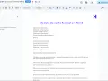 Plantilla de encabezamiento de carta formal en Word, con campos para remitente, destinatario y cuerpo del mensaje.