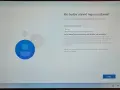 Instalacja Windows 11 bez internetu: ekran wyboru użytkownika. Wpisz nazwę, aby utworzyć konto lokalne.